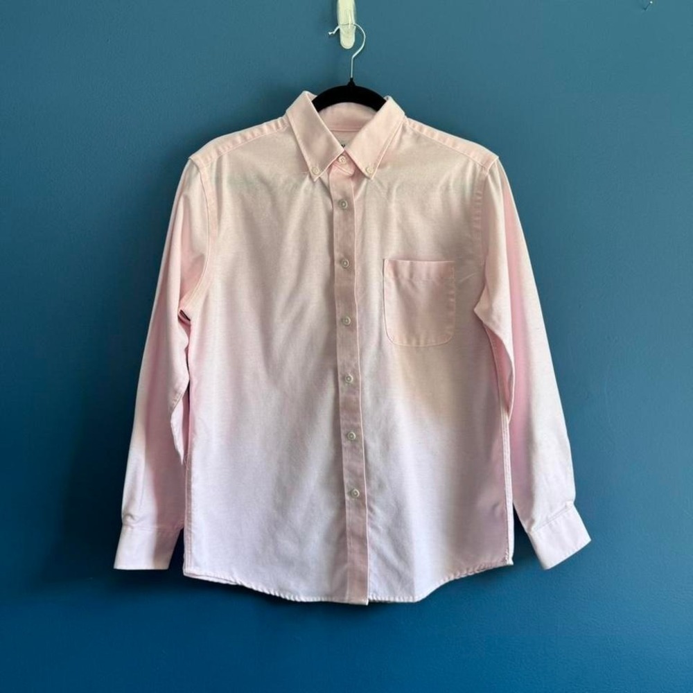 Vintage 90s Pink Button Down Women's Size 6 Petite Cabin Creek Collared‎ Retro